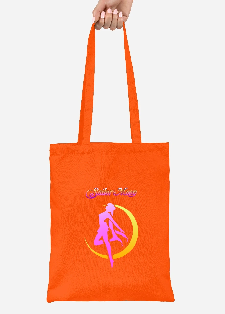 Еко-сумка шоппер Сейлор Мун (Sailor Moon) (92102-2658-OG) помаранчева MobiPrint Lite (256922830)