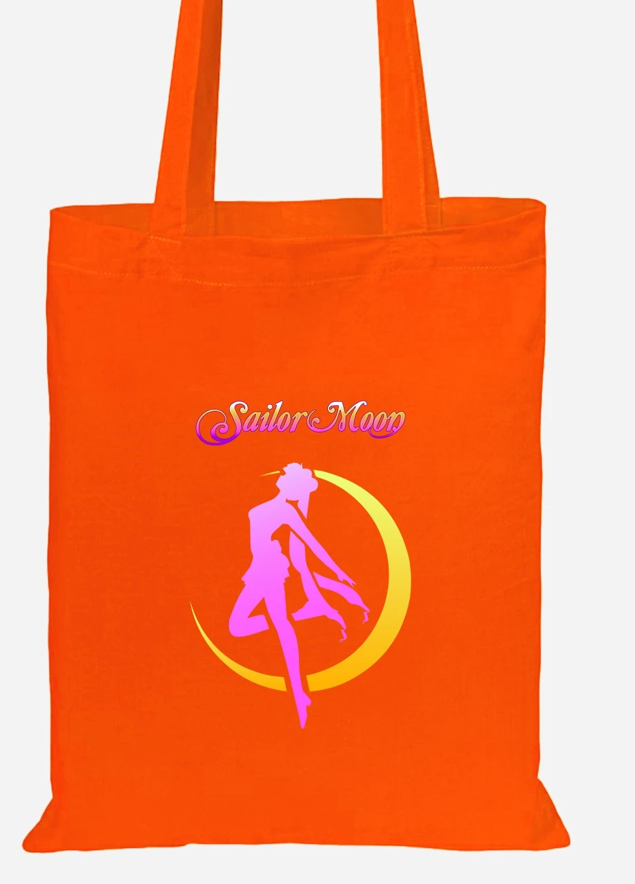 Еко-сумка шоппер Сейлор Мун (Sailor Moon) (92102-2658-OG) помаранчева MobiPrint Lite (256922830)