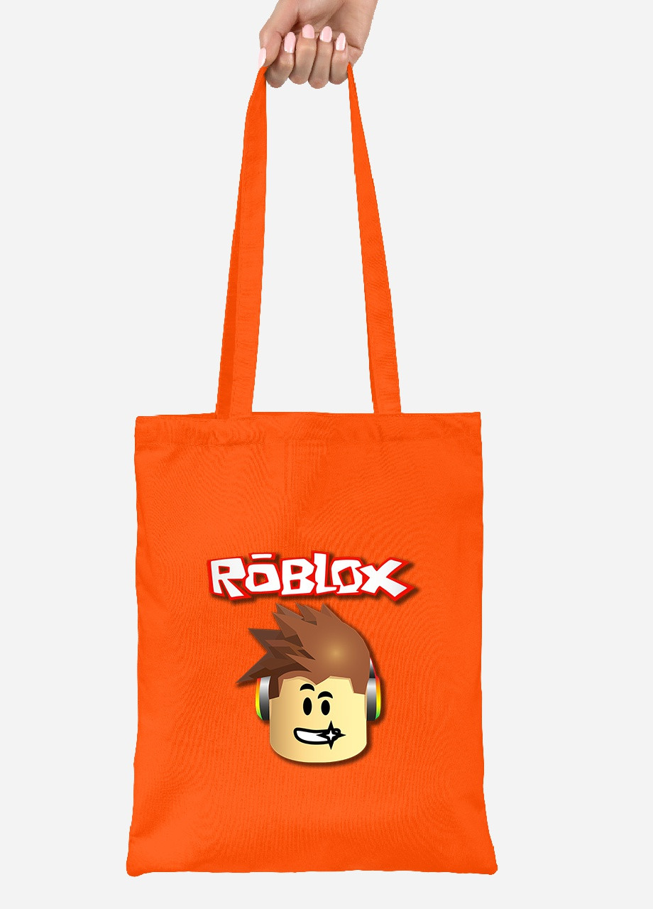 Эко сумка шопер Roblox (92102-1713-OG) оранжевая MobiPrint lite (256920746)