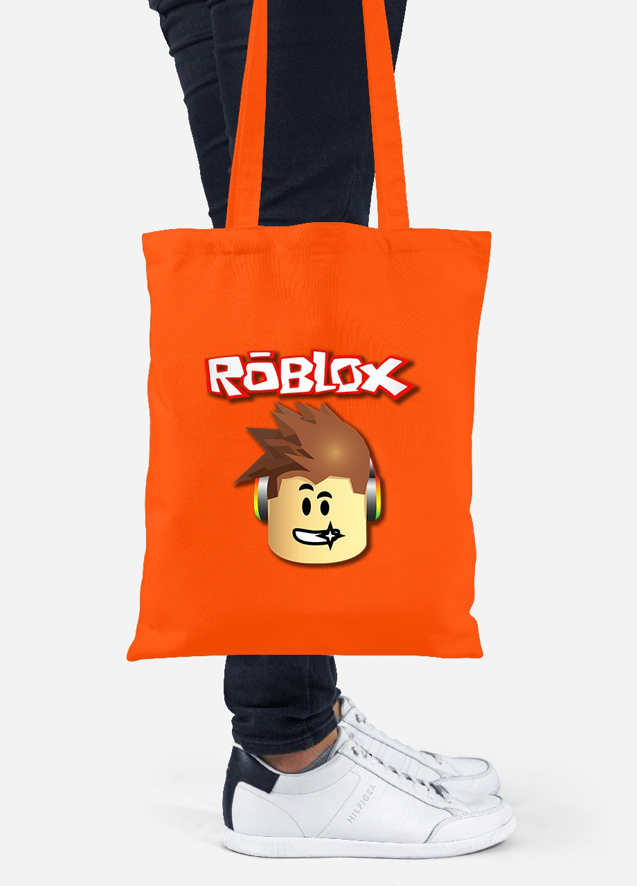 Эко сумка шопер Roblox (92102-1713-OG) оранжевая MobiPrint lite (256920746)