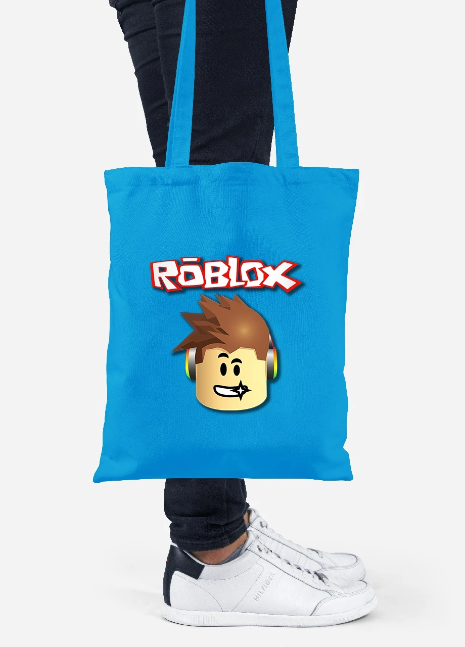 Эко сумка шопер Roblox (92102-1713-BL) синяя MobiPrint Lite (256922242)