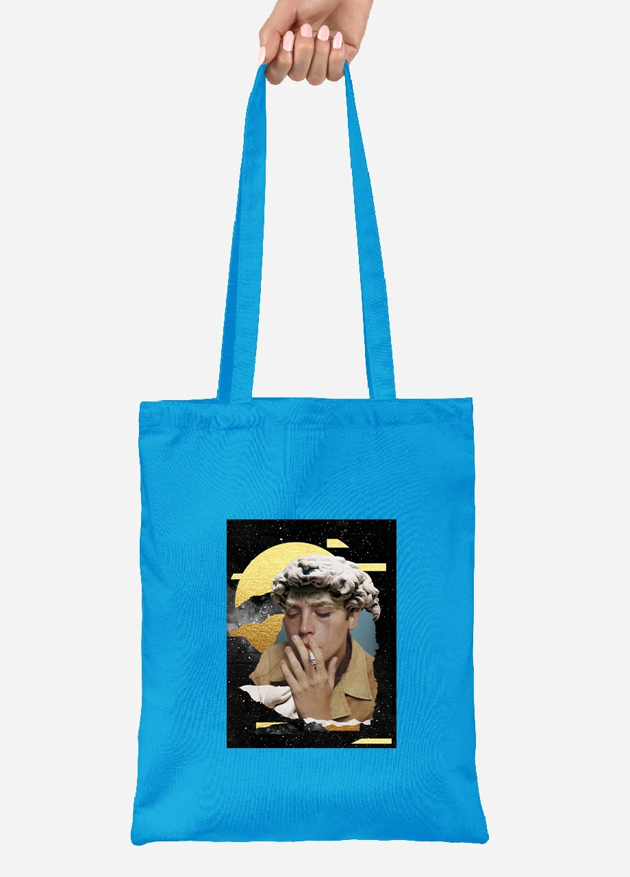 Эко сумка шопер Ривердэйл Джагхед Джонс (Riverdale) (92102-1591-BL) синяя MobiPrint Lite (256922360)