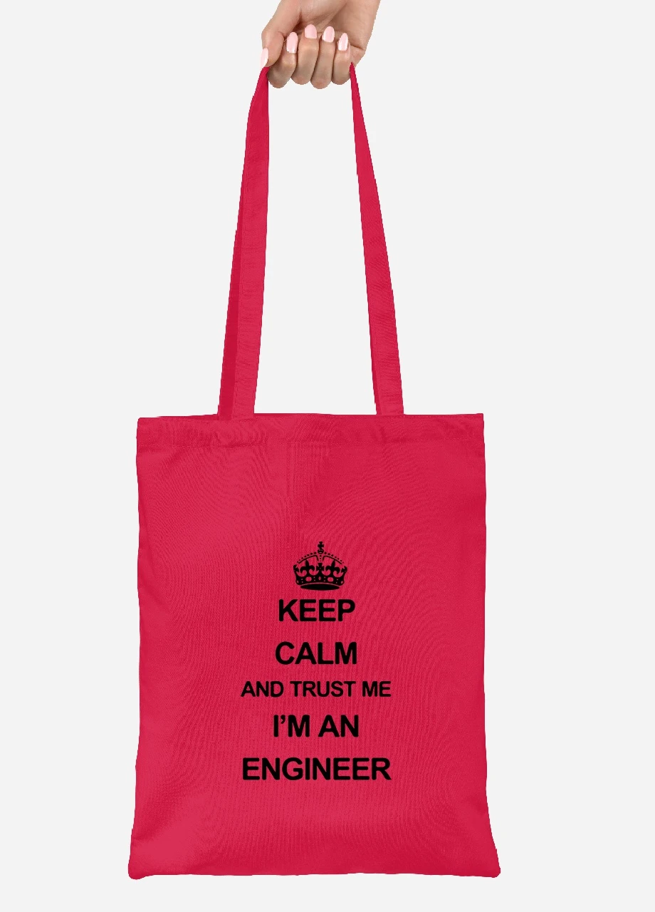Еко-сумка шоппер Keep Calm (92102-2008-RD) червона MobiPrint Lite (256920711)