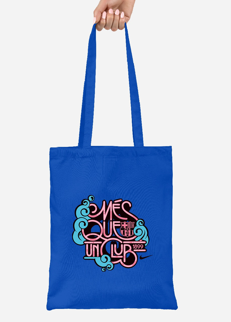 Еко-сумка шоппер Футбольний арт (92102-2035-SK) голуба MobiPrint Lite (256924605)