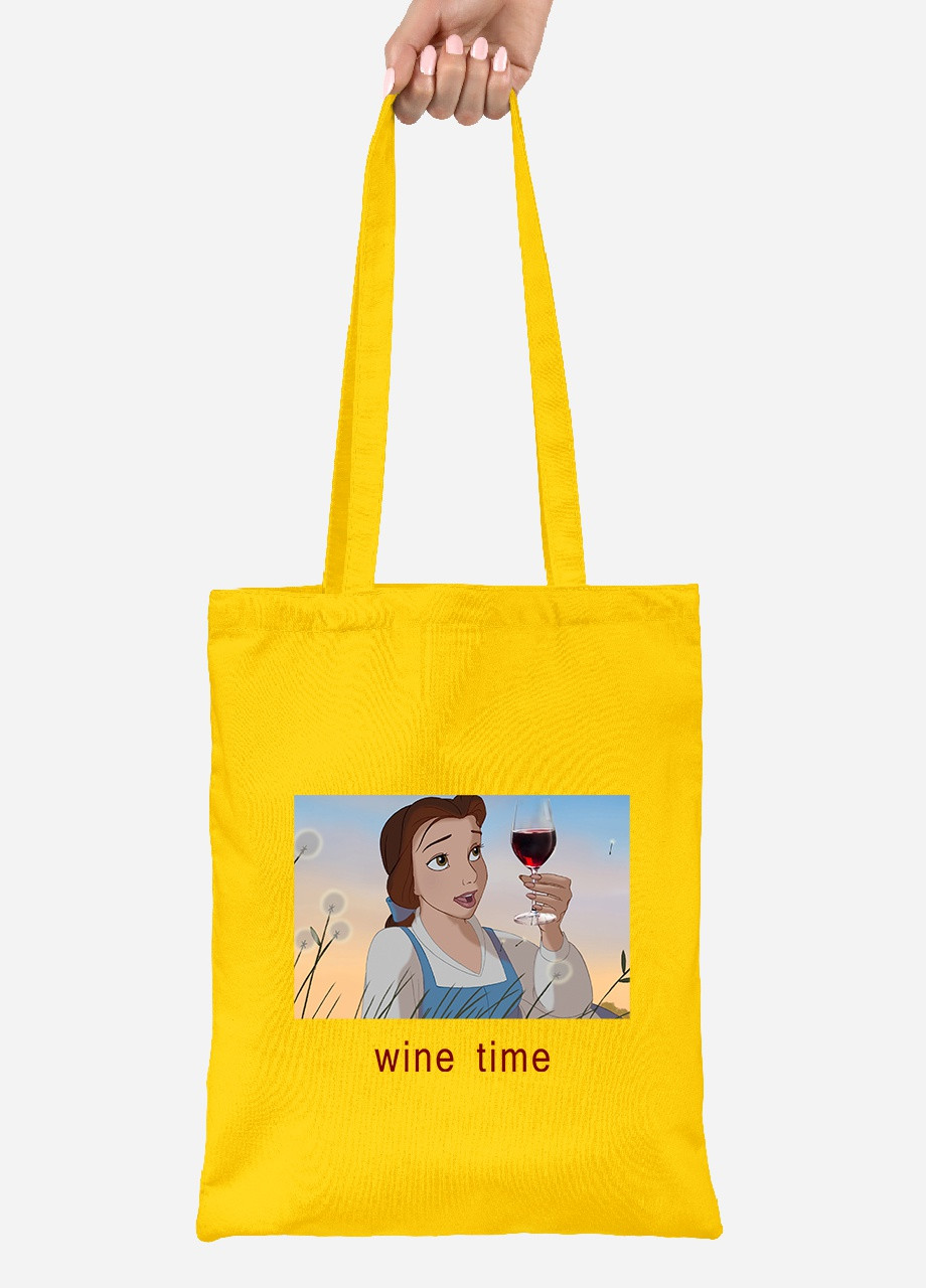 Еко-сумка шоппер Белль (92102-1429-SY) жовта MobiPrint Lite (256922083)