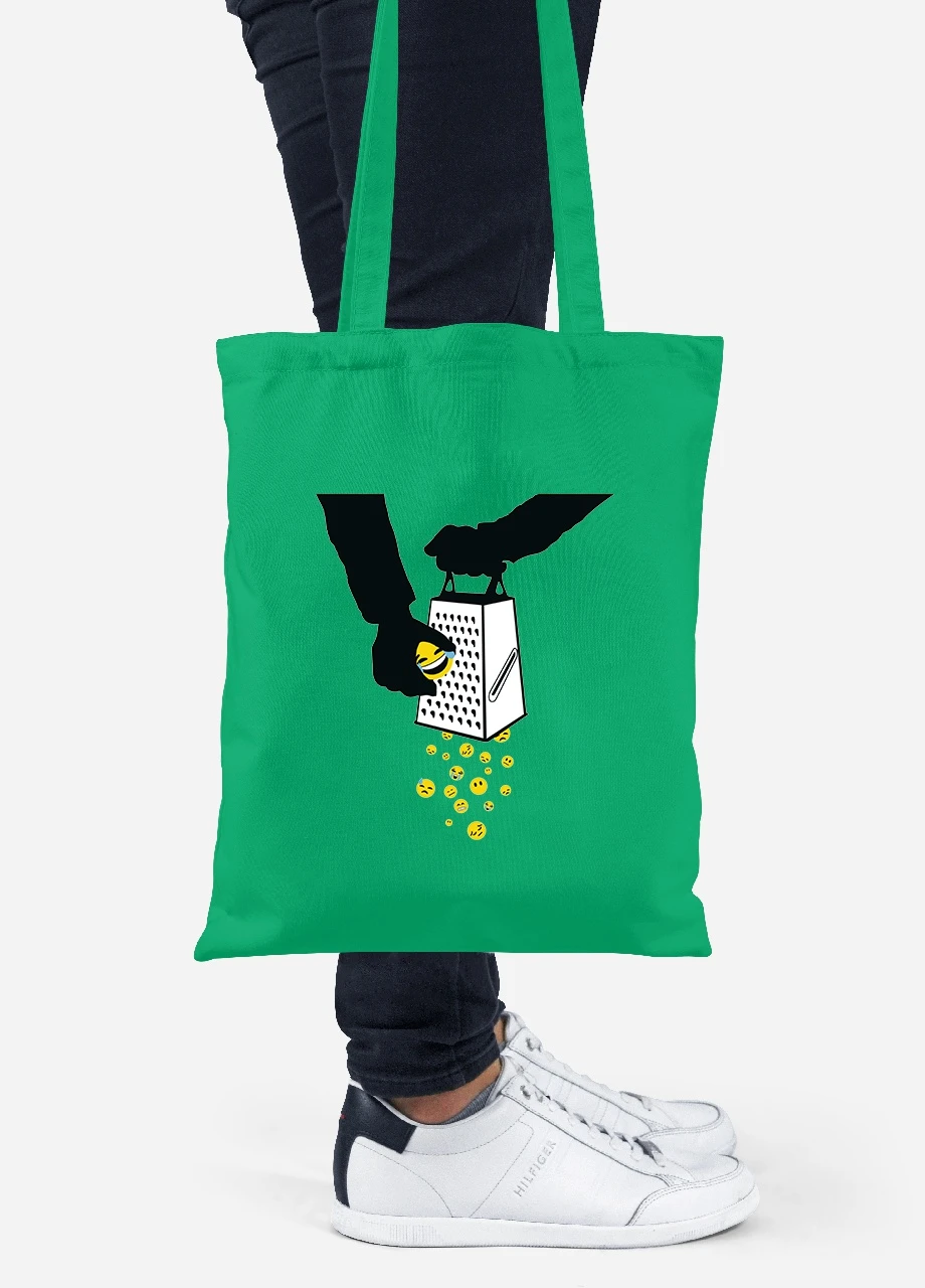 Эко сумка шопер Реальность (92102-2088-KG) зеленая MobiPrint Lite (256924625)