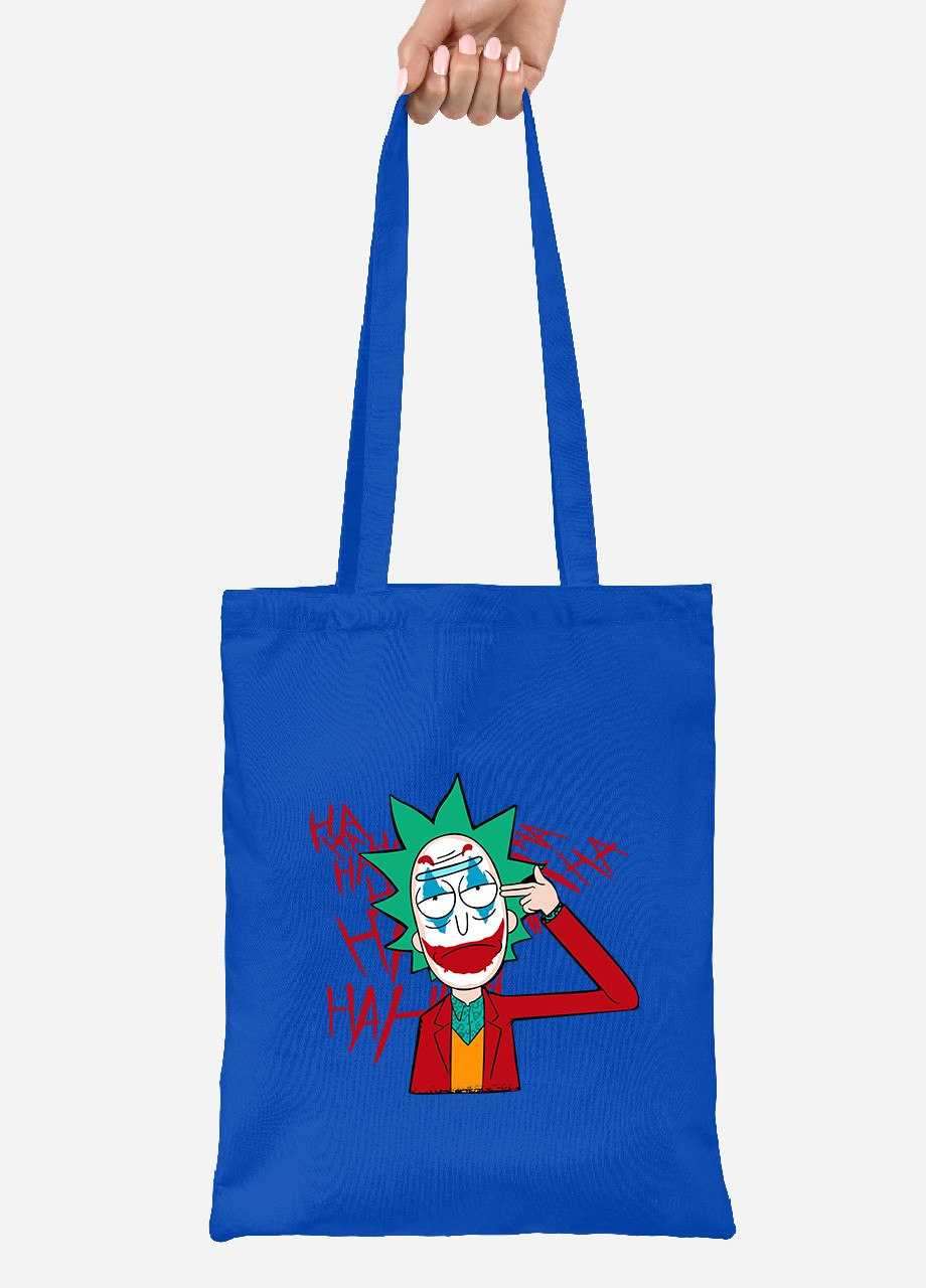 Еко-сумка шоппер Рік Санчез Рік та Морті (Rick Sanchez Rick and Morty) (92102-2932-SK) голуба MobiPrint Lite (256922881)
