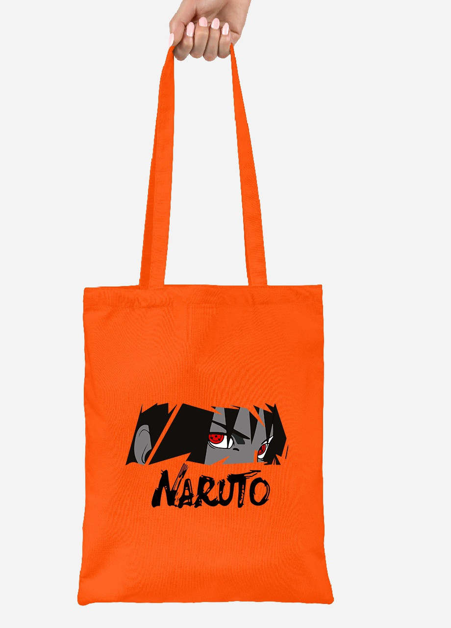 Еко-сумка шоппер Наруто (Naruto) (92102-3337-OG) помаранчева MobiPrint Lite (256924557)