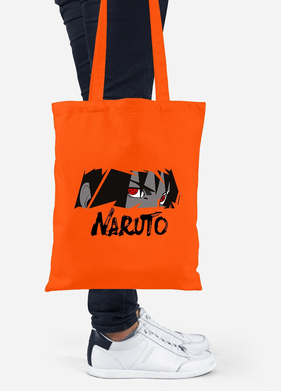 Еко-сумка шоппер Наруто (Naruto) (92102-3337-OG) помаранчева MobiPrint Lite (256924557)