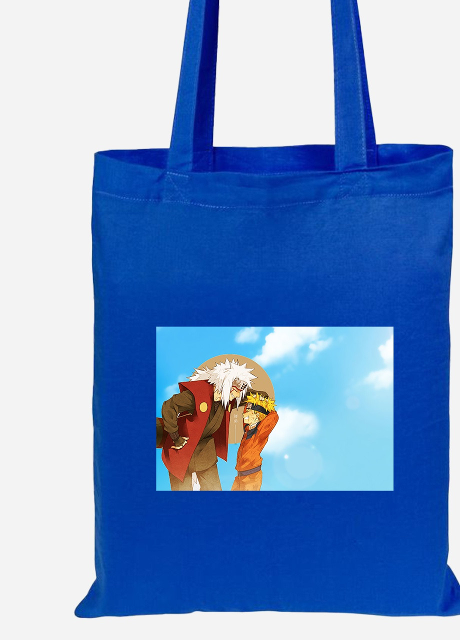Еко-сумка шоппер Наруто (Naruto) (92102-3093-SK) голуба MobiPrint Lite (256922632)
