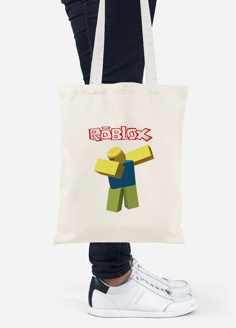 Еко-сумка шоппер Roblox (92102-1707-BG) бежева MobiPrint Lite (256922120)