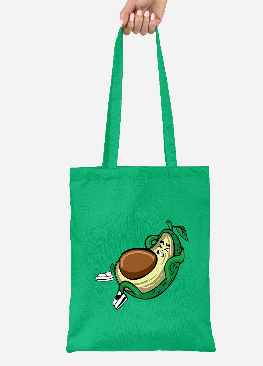 Эко сумка шопер Авокадо (92102-2030-KG) зеленая MobiPrint lite (256920323)