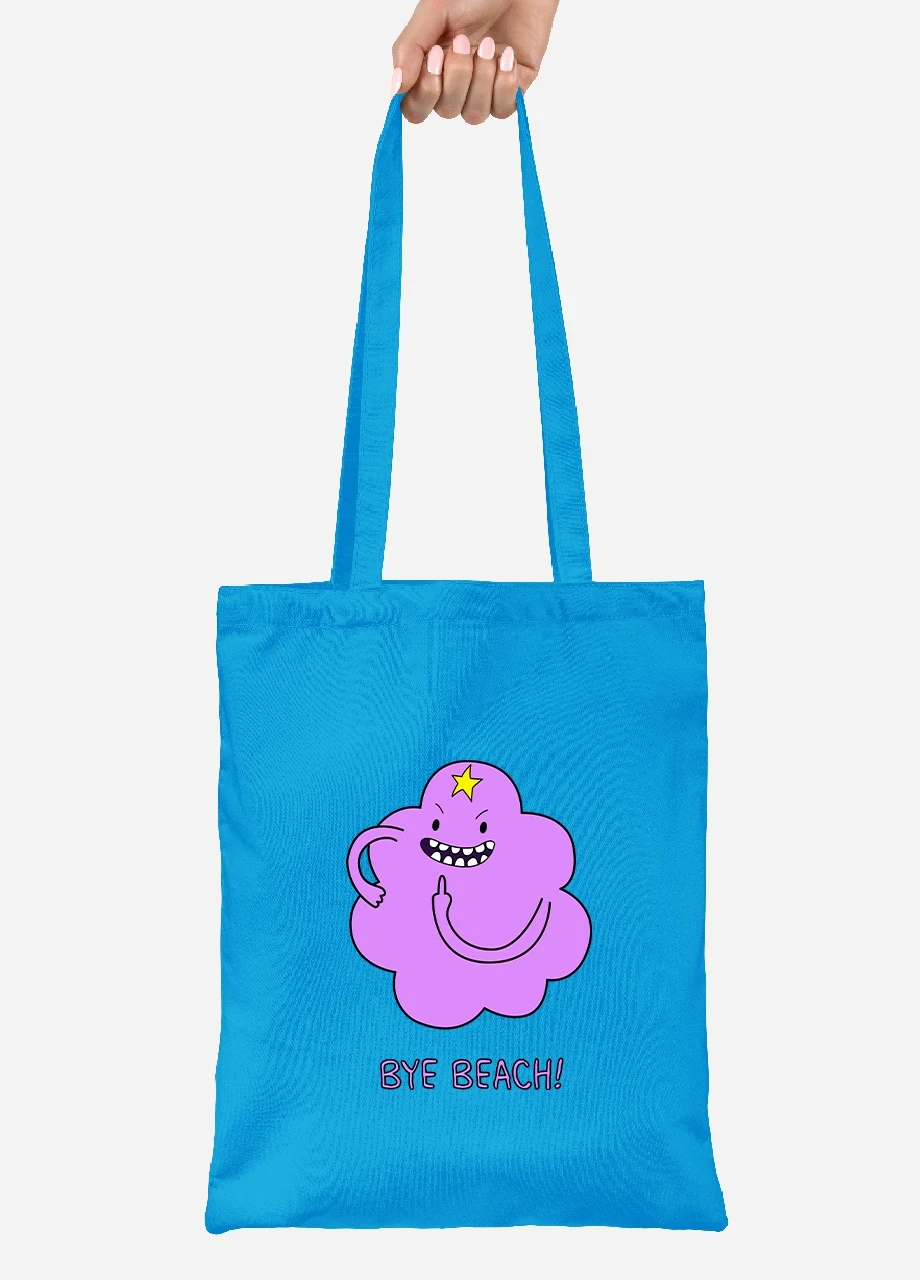 Еко-сумка шоппер Принцеса пухирця (Lumpy Space Princess) (92102-1578-BL) синя MobiPrint Lite (256924609)