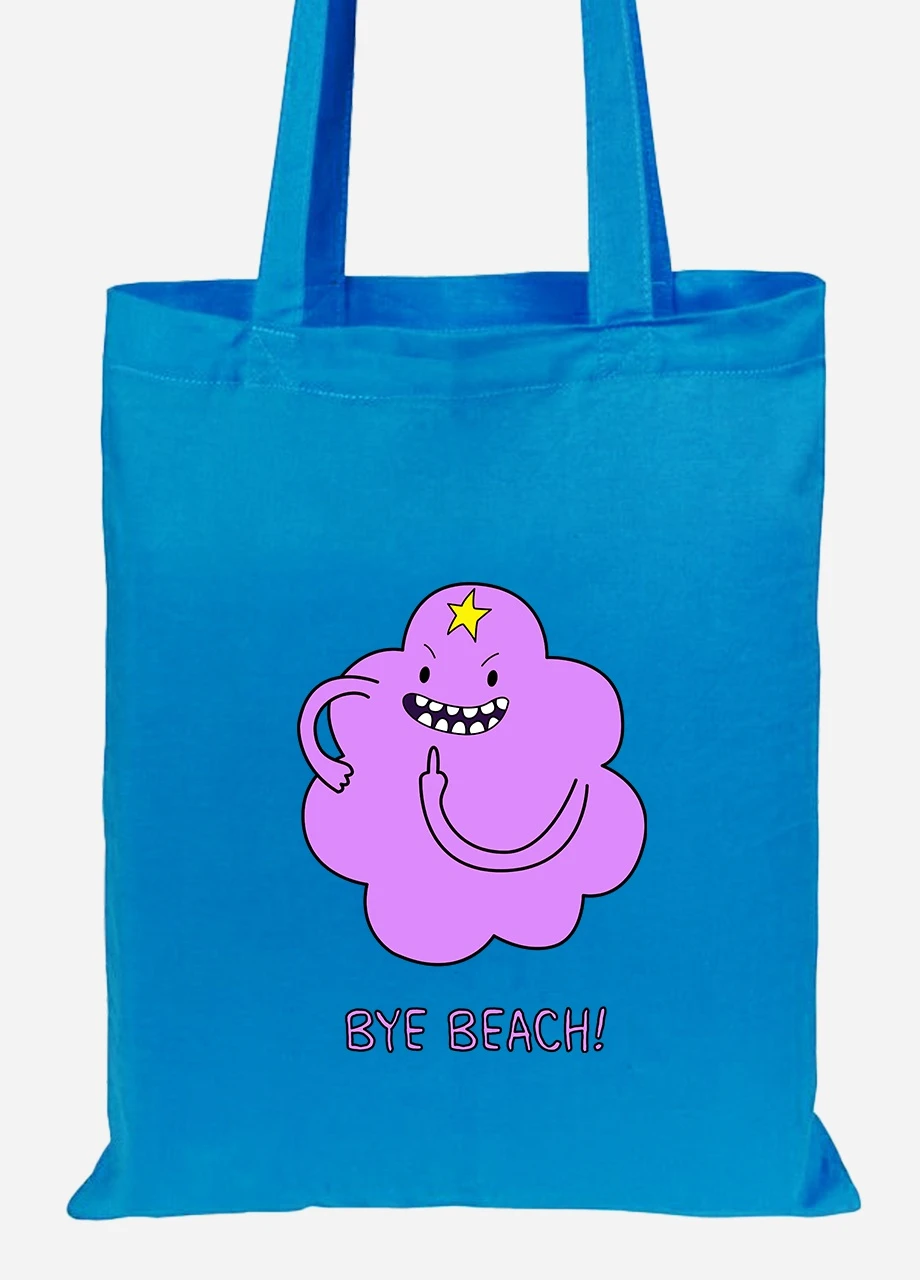 Еко-сумка шоппер Принцеса пухирця (Lumpy Space Princess) (92102-1578-BL) синя MobiPrint Lite (256924609)