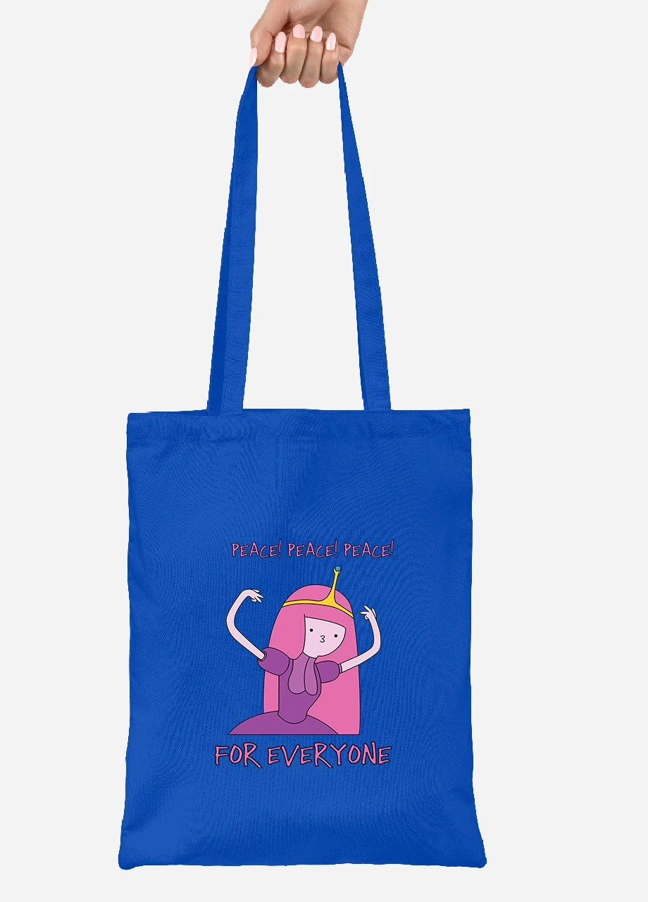 Еко-сумка шоппер Принцеса бубльгум (Princess Bubblegum) (92102-1576-SK) голуба MobiPrint Lite (256921495)