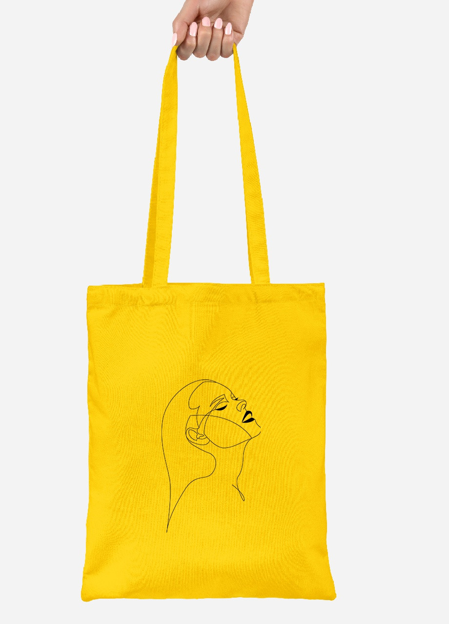 Еко-сумка шоппер 0 (92102-1788-SY) жовта MobiPrint Lite (256921288)