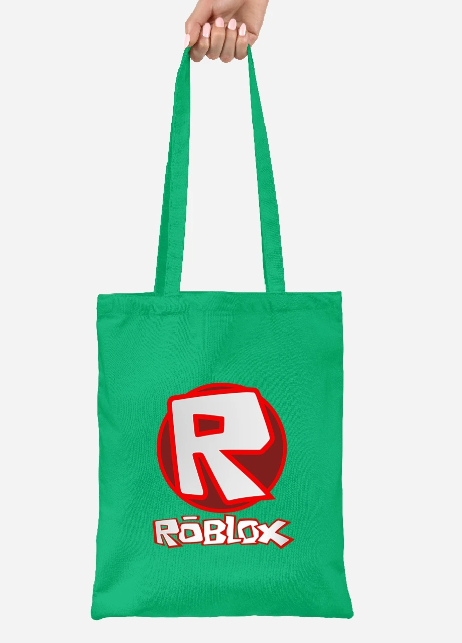 Еко-сумка шоппер Roblox (92102-1708-KG) зелена MobiPrint Lite (256920821)
