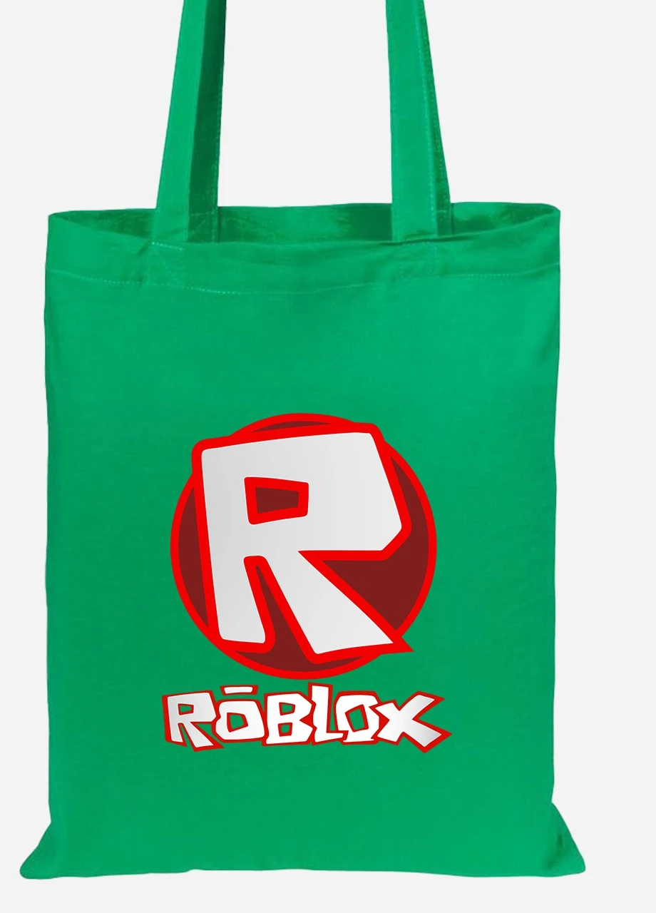 Еко-сумка шоппер Roblox (92102-1708-KG) зелена MobiPrint Lite (256920821)