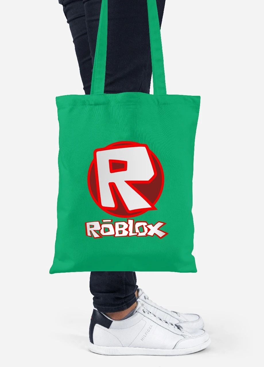 Еко-сумка шоппер Roblox (92102-1708-KG) зелена MobiPrint Lite (256920821)