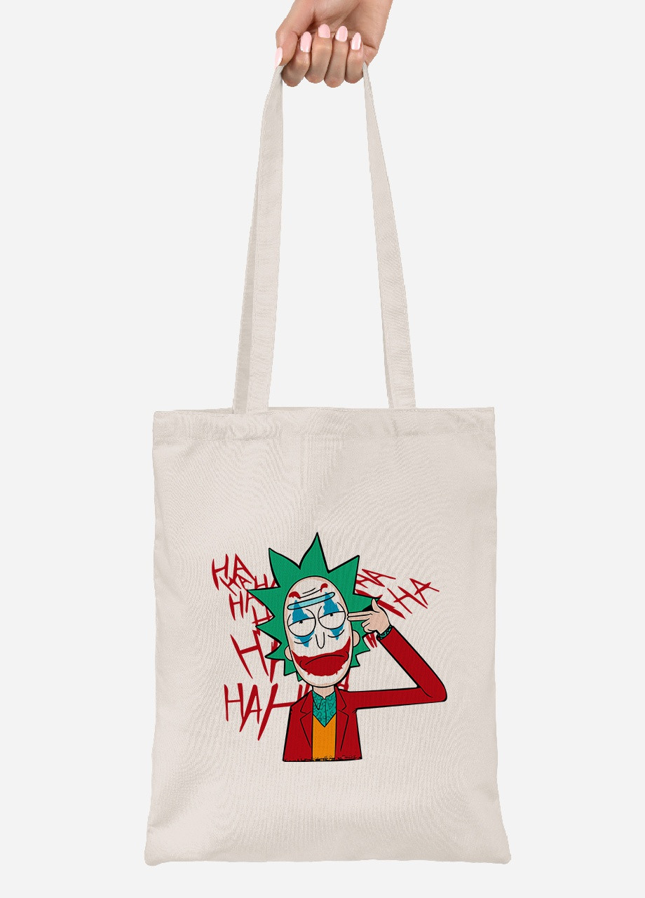 Еко-сумка шоппер Рік Санчез Рік та Морті (Rick Sanchez Rick and Morty) (92102-2932-BG) бежева MobiPrint Lite (256922034)