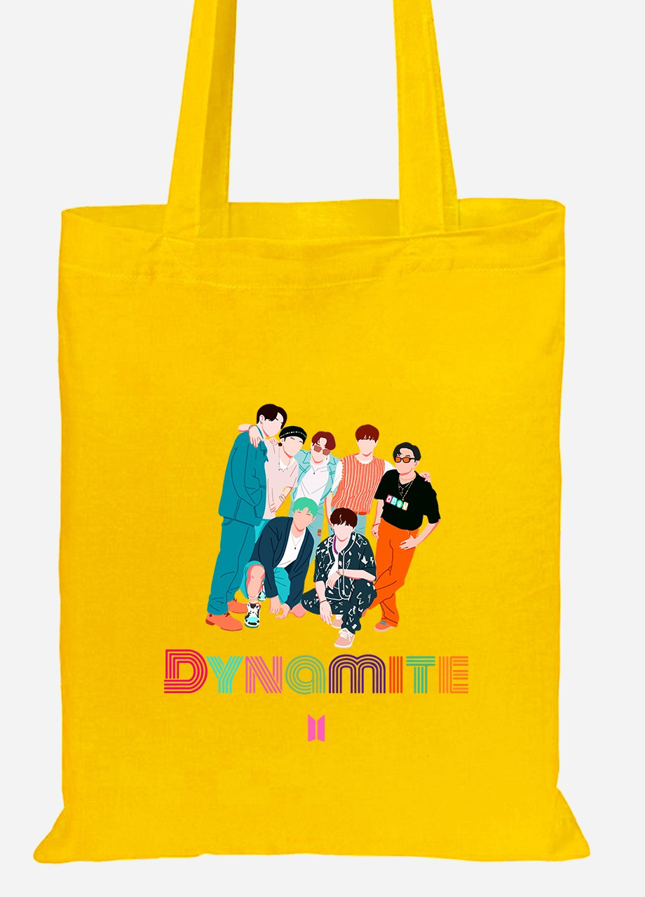 Еко-сумка шоппер БТС (BTS) (92102-3270-SY) жовта MobiPrint Lite (256920645)