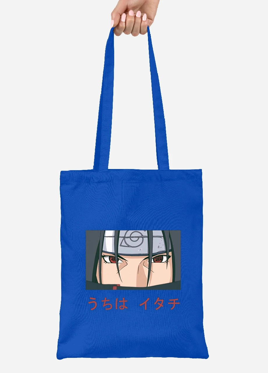 Еко-сумка шоппер Ітачі Учіха (Itachi Uchiha) (92102-3046-SK) голуба MobiPrint Lite (256922443)