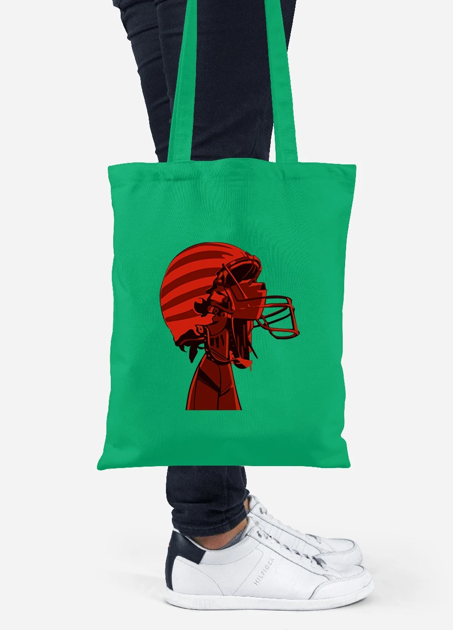 Еко-сумка шоппер Музика Gorillaz (92102-2016-KG) зелена MobiPrint Lite (256923162)