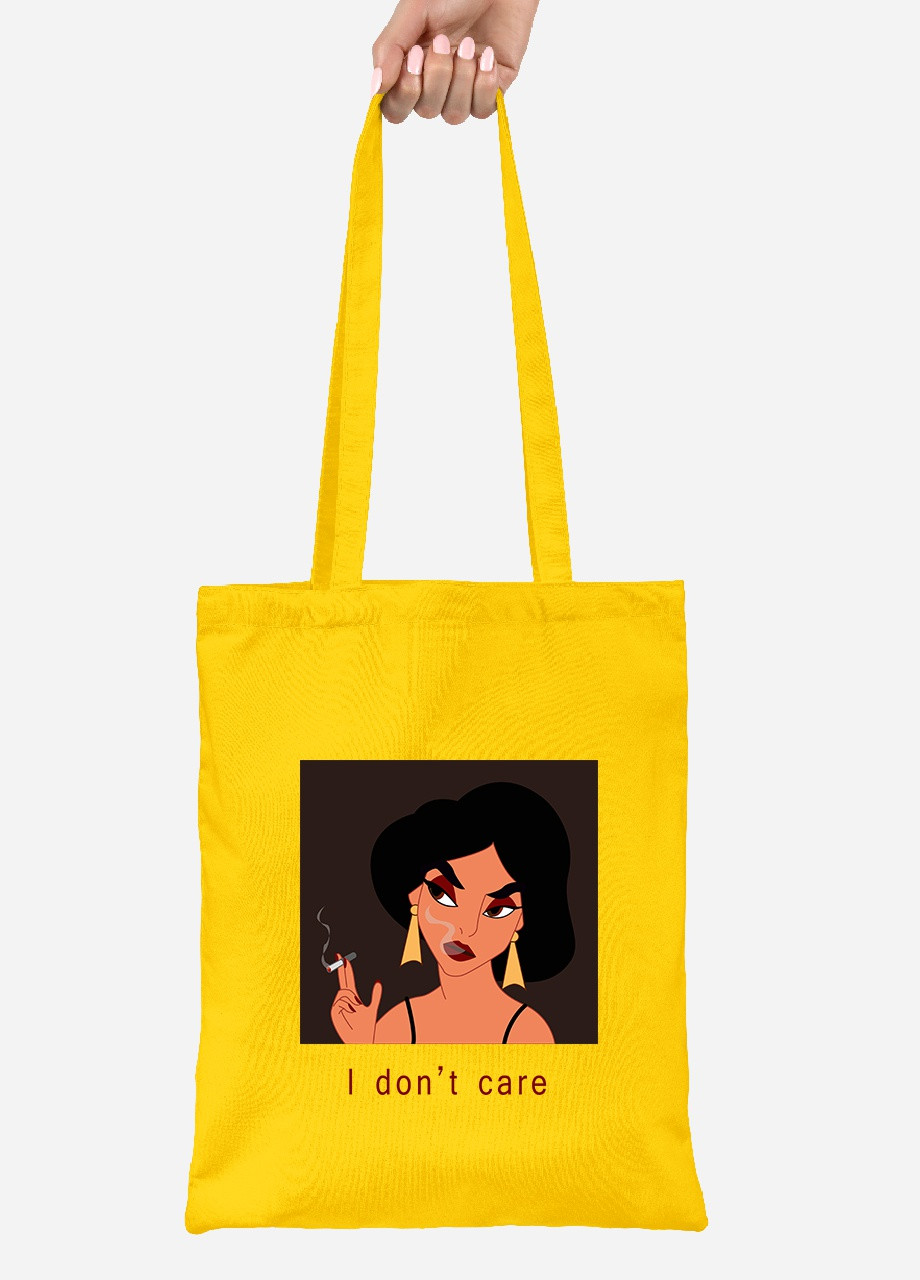 Эко сумка шопер Жасмин (92102-1430-SY) желтая MobiPrint Lite (256924456)