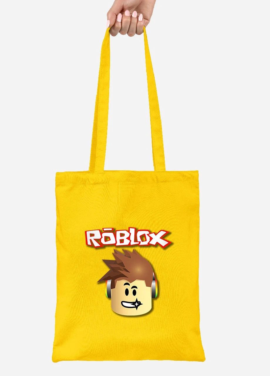 Еко-сумка шоппер Roblox (92102-1713-SY) жовта MobiPrint Lite (256922699)