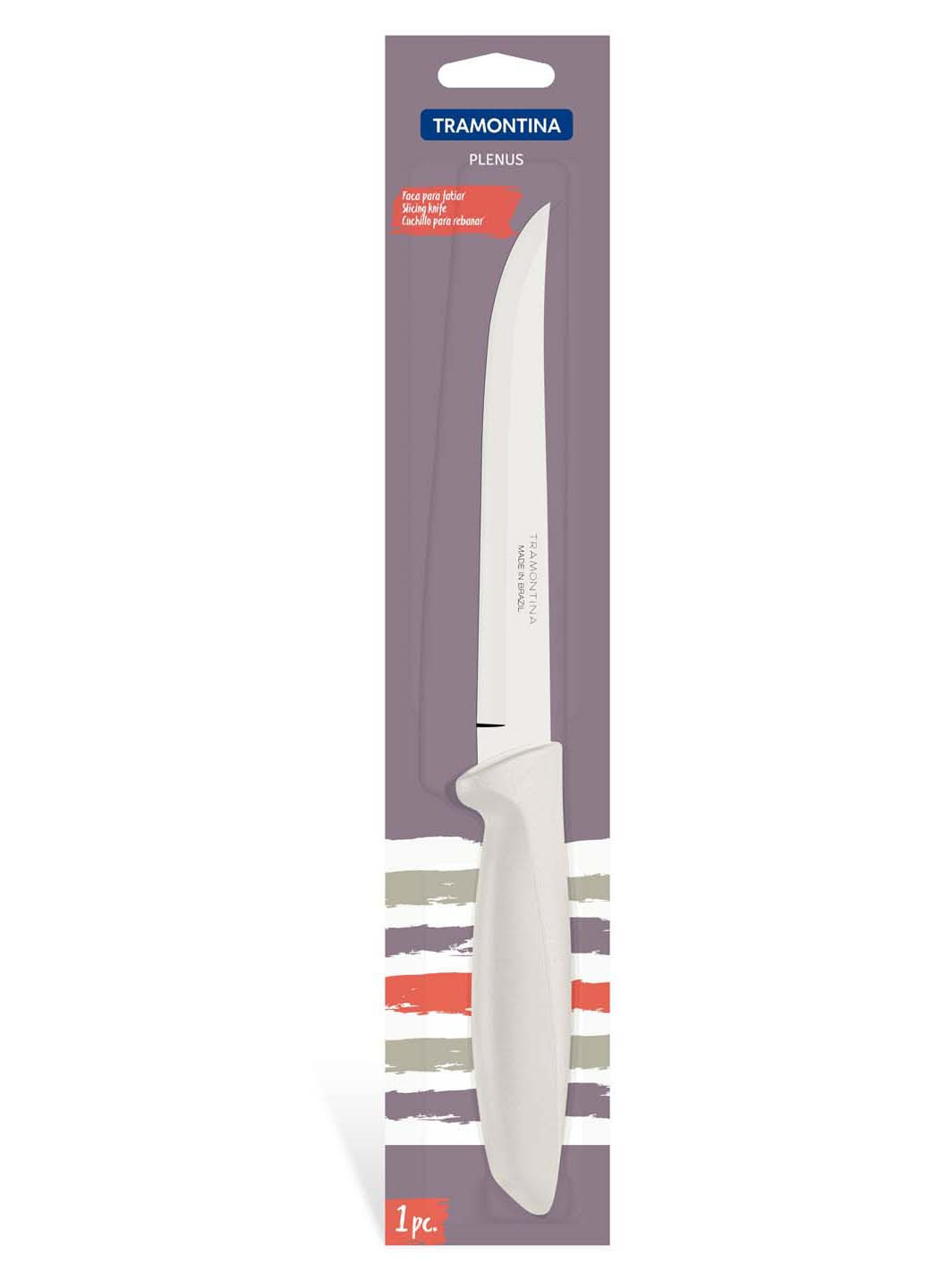 Нож для нарезки Plenus 152 мм Light grey Tramontina (256930723)
