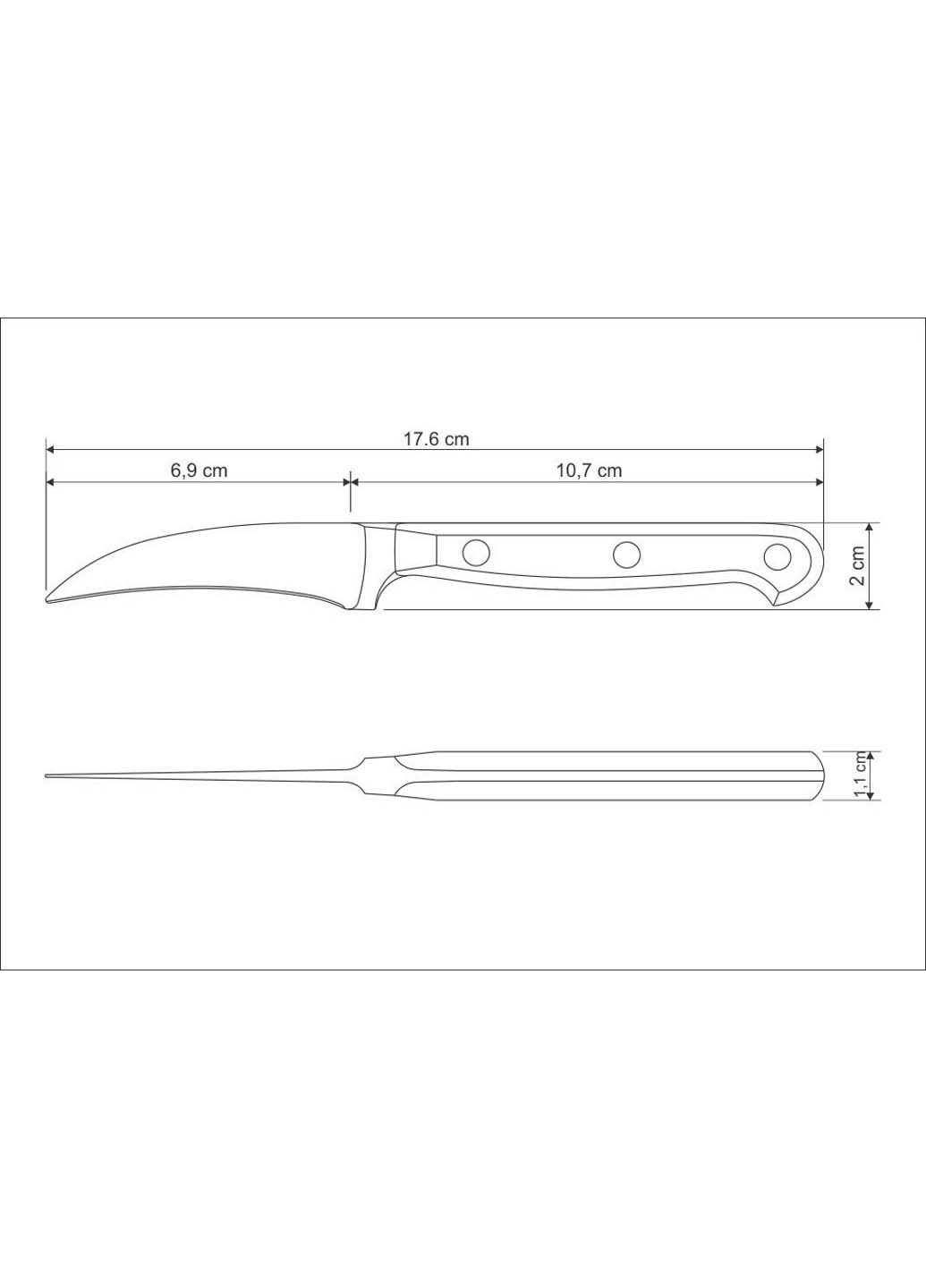 Ніж для очищення шкірки CENTURY 76 мм Tramontina (256930719)