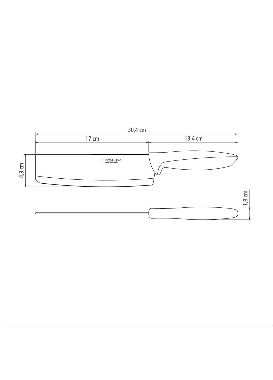 Ніж кухарський PLENUS 178 мм Tramontina (256931683)