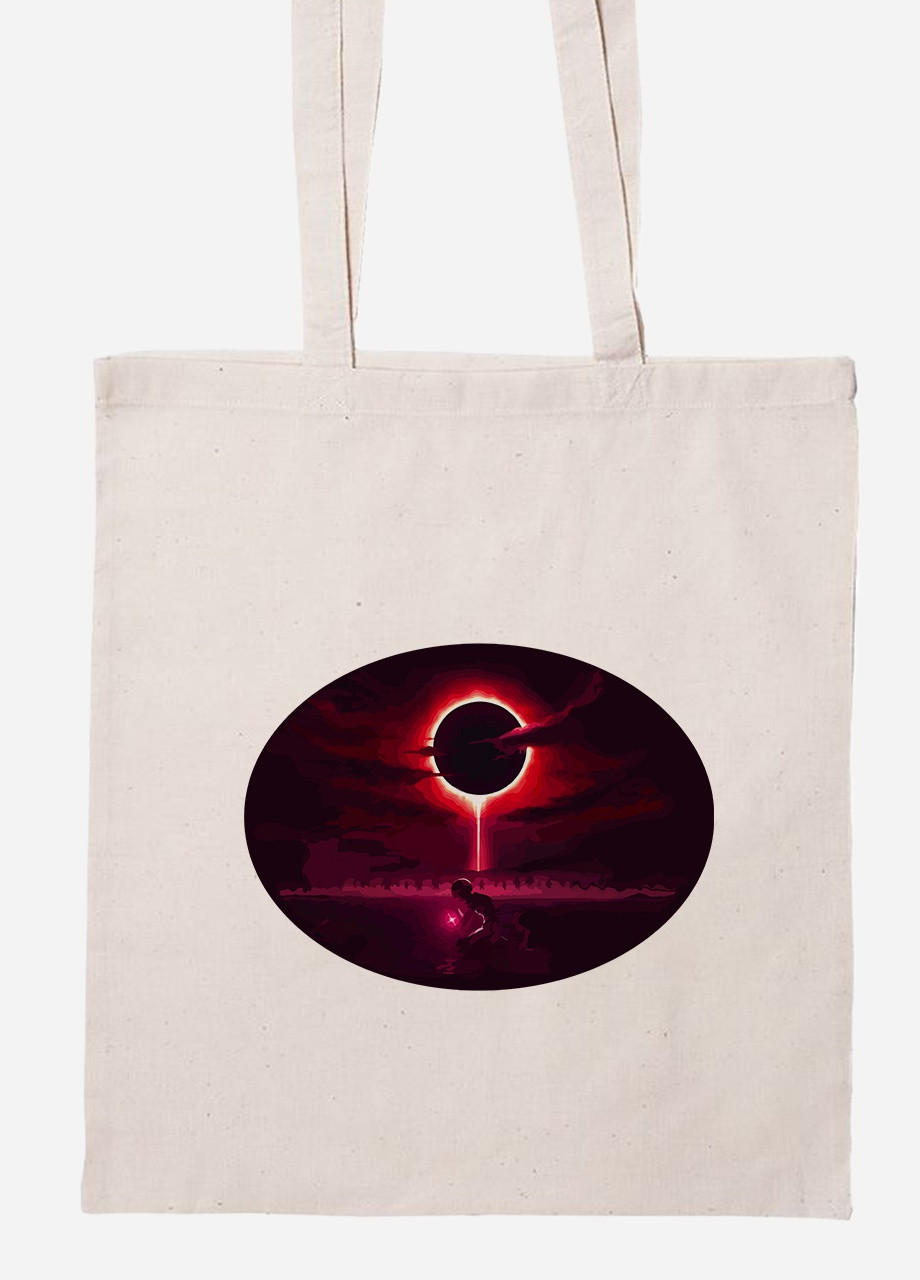 Еко-сумка шоппер Берсерк Гріффіт затемнення (Berserk Griffith) (92102-3484-BG) бежева MobiPrint lite (256945158)