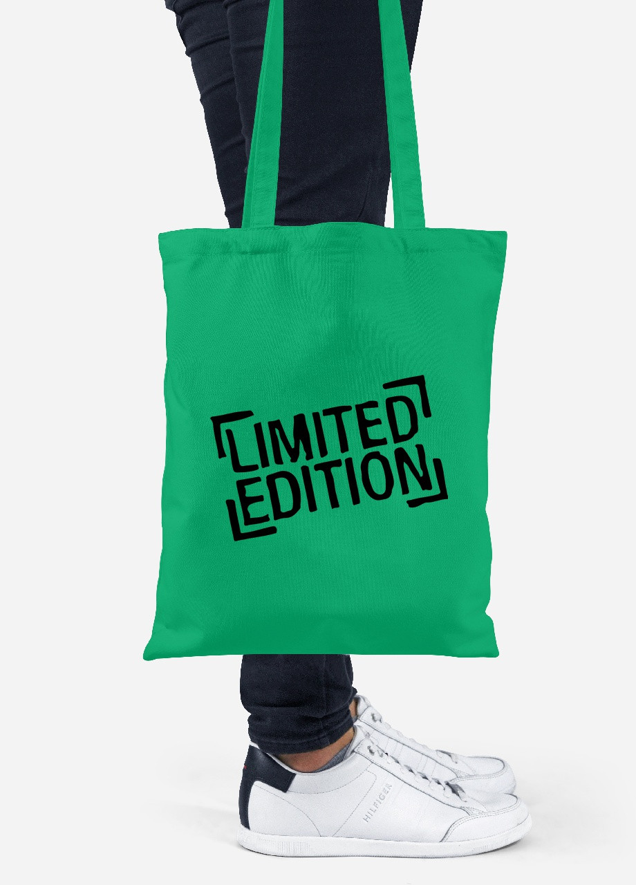 Эко сумка шопер Ограниченный выпуск (Limited Edition) (92102-3401-KG) зеленая MobiPrint lite (256944187)