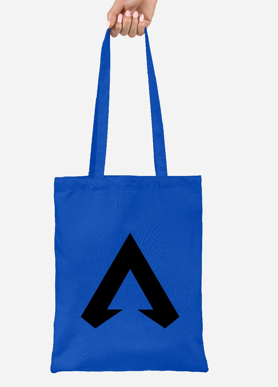Еко-сумка шоппер Апекс леджендс, логотип (Apex Legends logo) (92102-3495-SK) голуба MobiPrint lite (256945851)