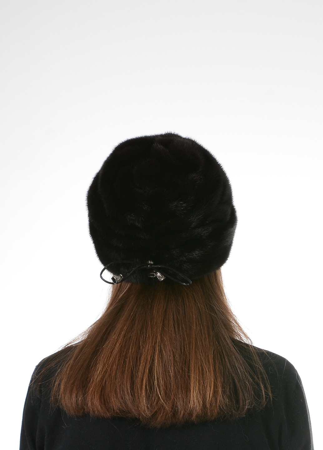 Жіноча зимова норкова шапка Меховой Стиль конфетка (256957824)