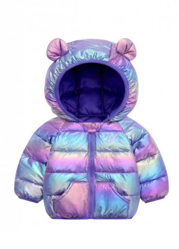 Фіолетова демісезонна куртка No Brand