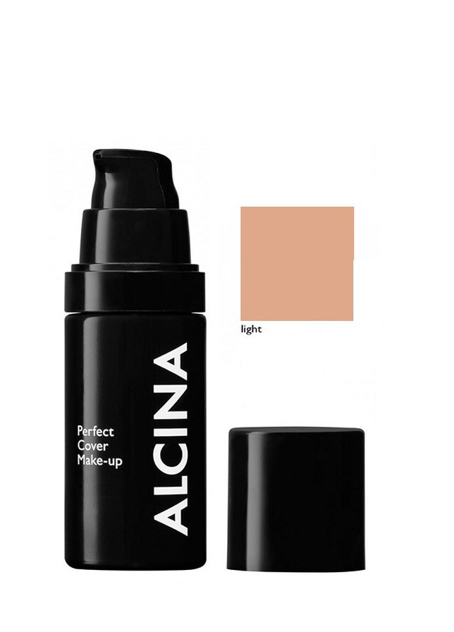 Тональний крем для стійкого макіяжу light 30 мл Make-up Alcina perfect cover (256974605)