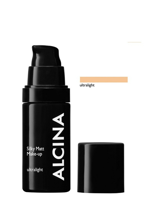 Тональный крем матирующий с шелковой основой ultralight 30 мл Make-up Alcina silky matt (256974601)