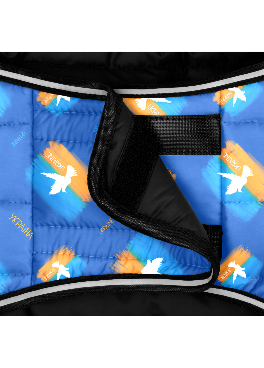 Курточка-накидка для собак рисунок "Флаг" XS WAUDOG (257049150)