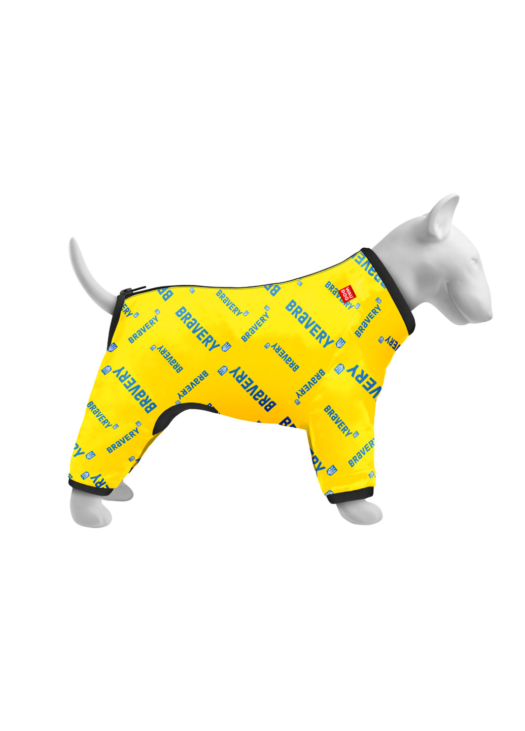 Дощовик для собак малюнок "Сміливість" S40 WAUDOG (257049933)