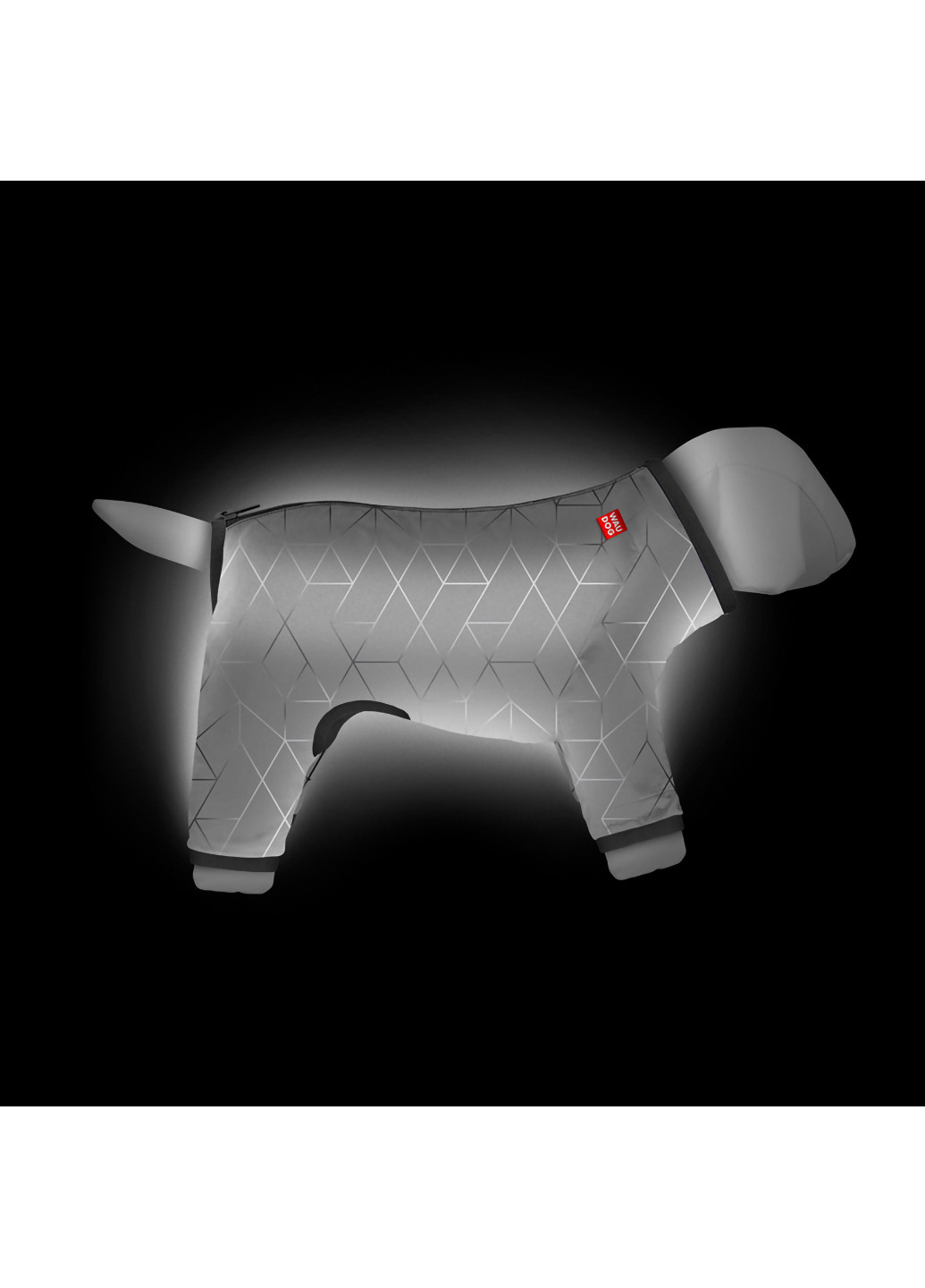 Дощовик для собак світловідбиваючий M35 WAUDOG (257046874)