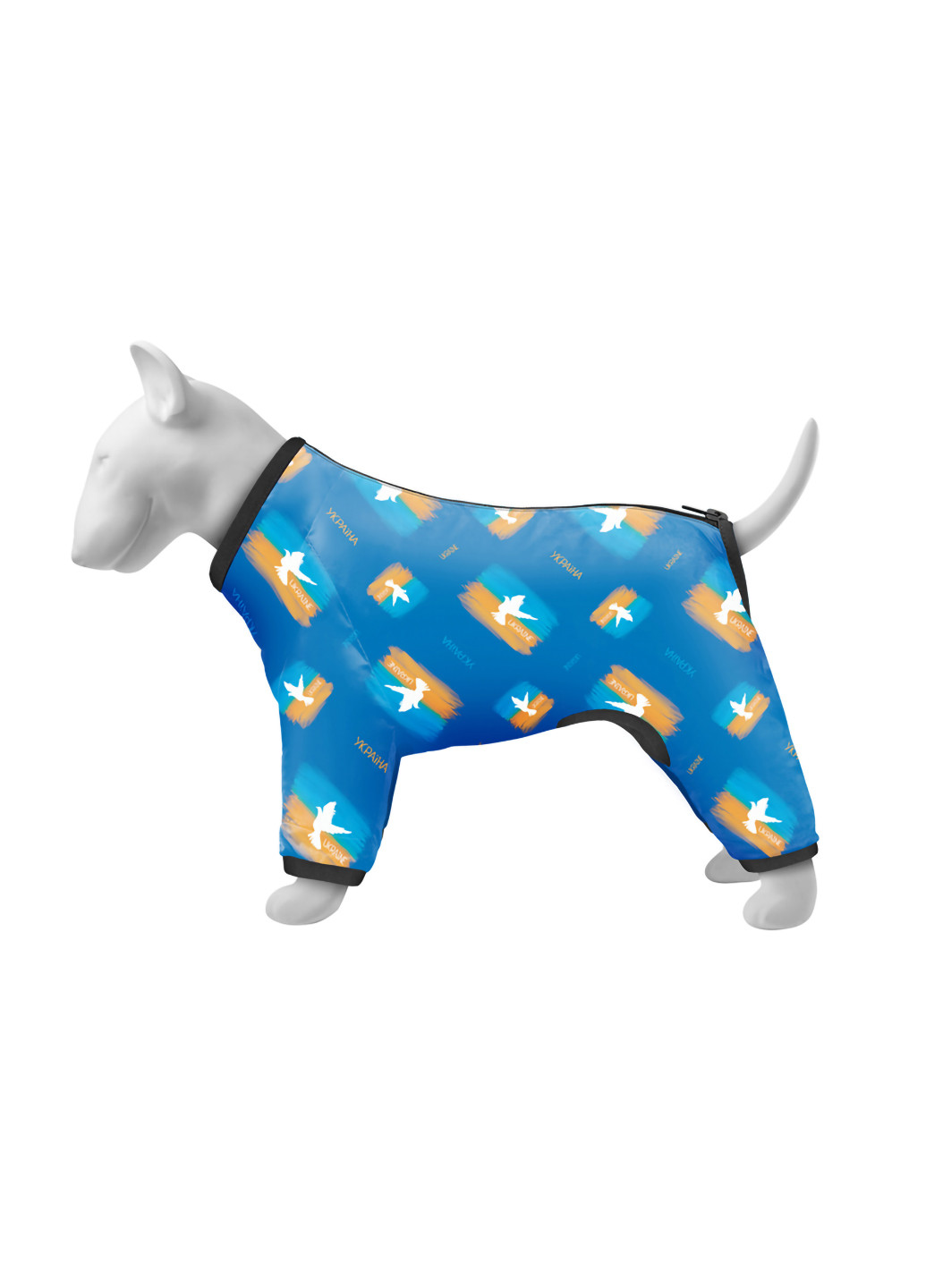 Дождевик для собак рисунок "Флаг" L50 WAUDOG (257047277)