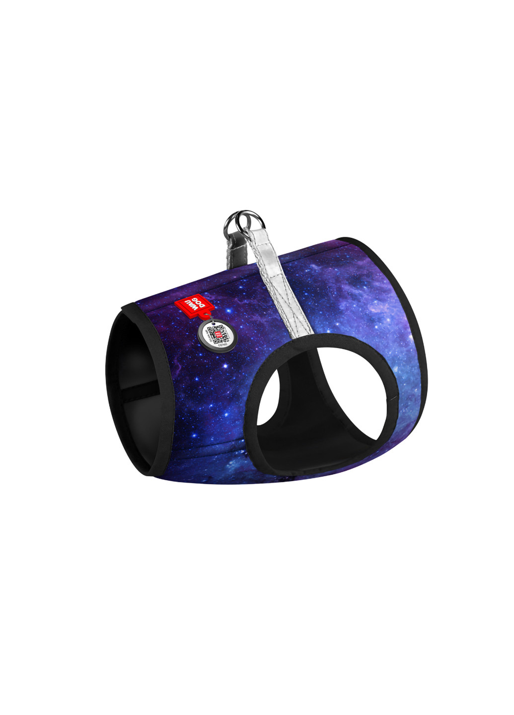 Шлея для собак м'який з QR-паспортом, малюнок "NASA21" XS1 WAUDOG (257050861)