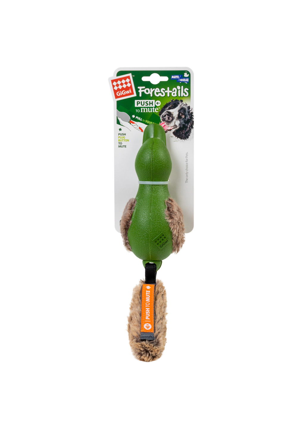 Игрушка для собак Утка с отключаемой пищалкой 30 см GiGwi (257049729)