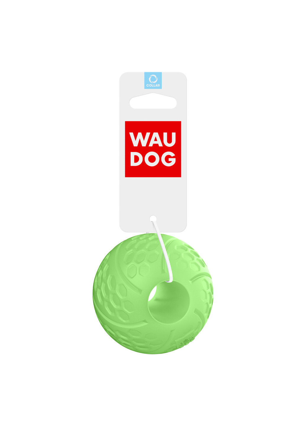 Мячик светонакопительный с отверстием для лакомств 7 см WAUDOG (257049035)