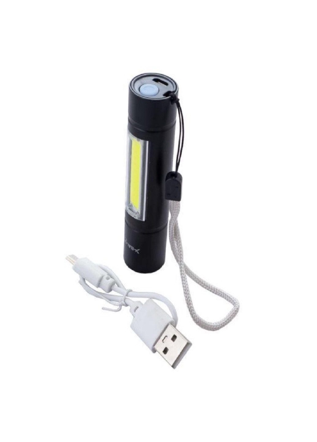 Ручний акумуляторний ліхтар 2в1 із USB зарядкою BL 510 з бічним світлом та кейсом VTech (257043035)
