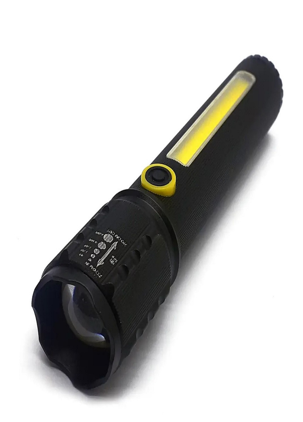 Ручной аккумуляторный фонарь 2в1 с USB зарядкой BL C73 с боковым светом и кейсом VTech (257033301)