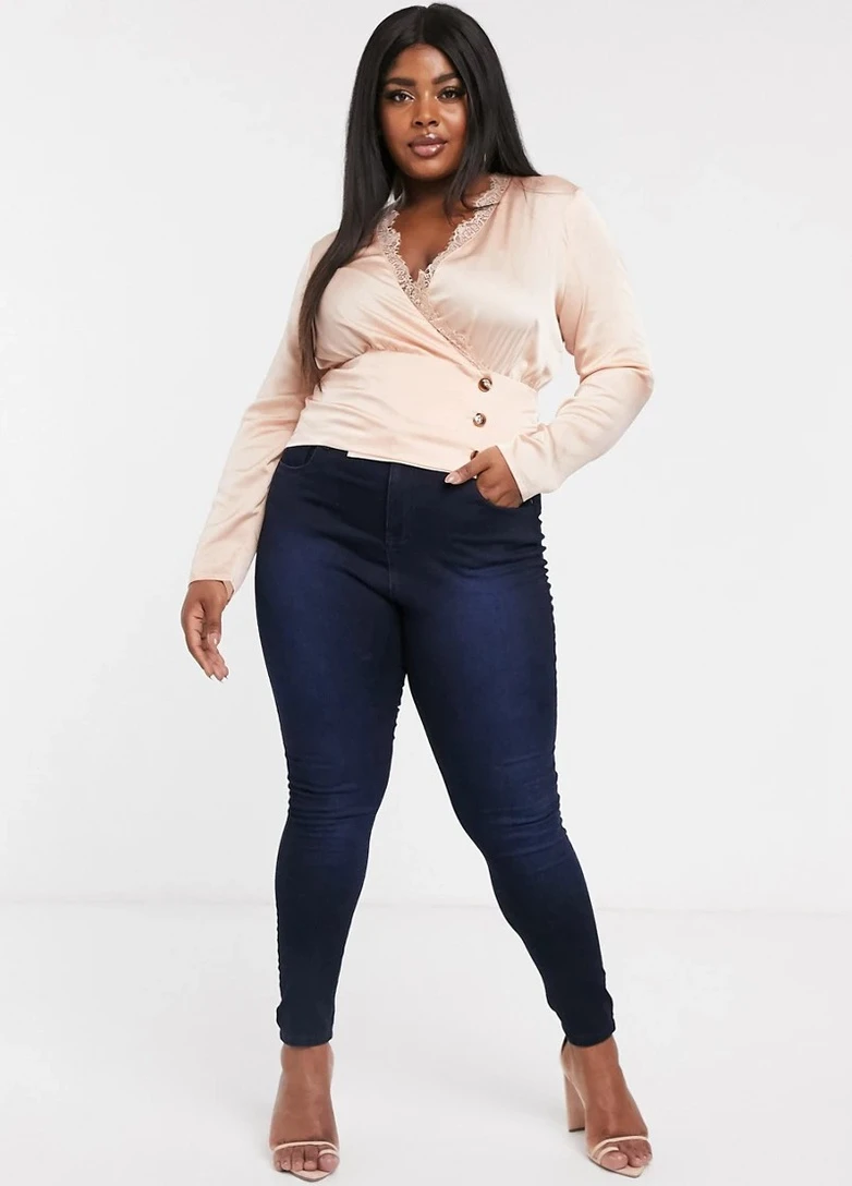 Розовая блуза Missguided