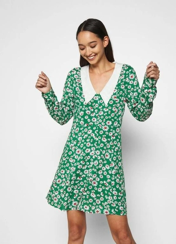 Зелена кежуал сукня Monki однотонна